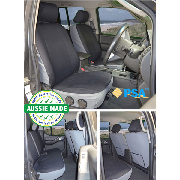 Canvas Denim Seat Cover Rear Bench Only Fits Toyota Hilux Sr5 Xtra